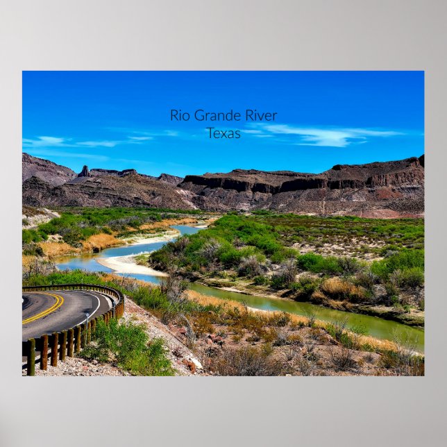 Affiche Rio Grande River, Texas (Devant)