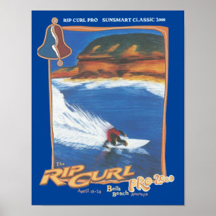 Affiche Ripcurl Pro 2000, Concours de Surf