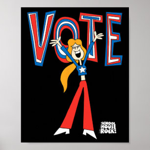 Affiche Ripple Junction X Schoolhouse Rock Vote Pour Sarah