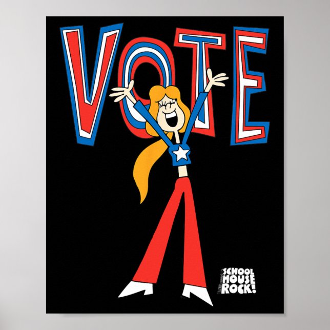 Affiche Ripple Junction X Schoolhouse Rock Vote Pour Sarah (Devant)