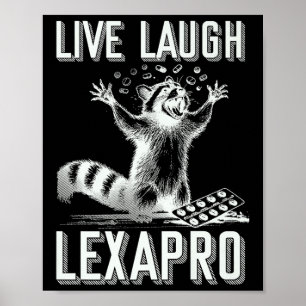 Affiche Rire en direct Lexapro Sensibilisation à la santé