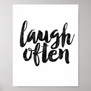 Affiche Rire Souvent