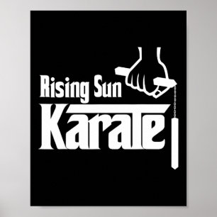Affiche Rising Sun Karate Nunchuck