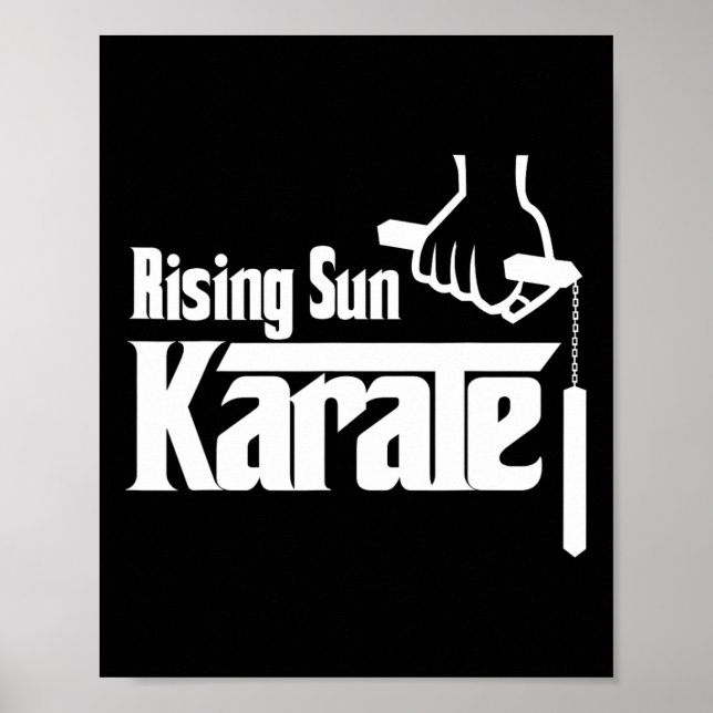Affiche Rising Sun Karate Nunchuck (Devant)