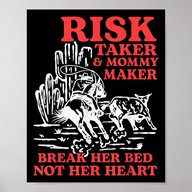 Affiche Risque Taker &amp ; Maman Maker Casser Son Lit Pas (Devant)