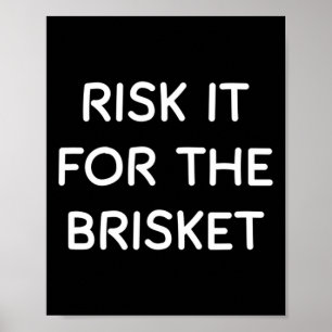Affiche Risquer tout pour le Brisket Jewish Deli BBQ Pastr