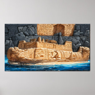 Affiche Rites funéraires des pharaons