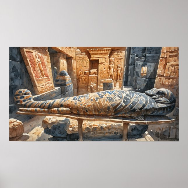 Affiche Rites funéraires des pharaons (Devant)