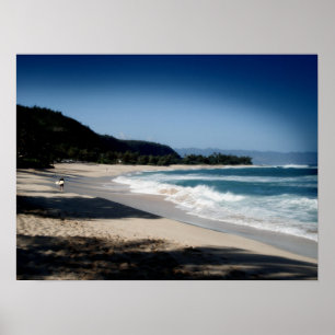 Affiche Rivage du nord, Oahu