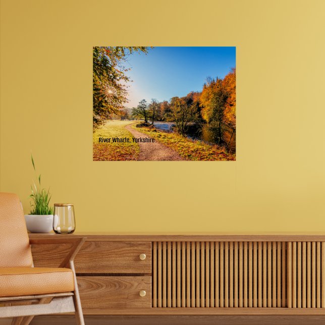 Affiche River Wharfe, Yorkshire, (Salon 2)