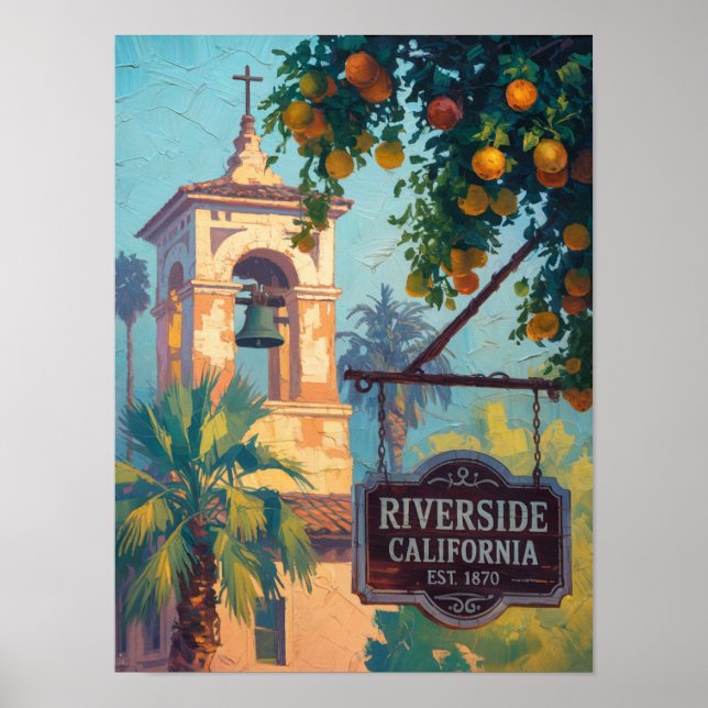 Affiche Riverside California (Devant)