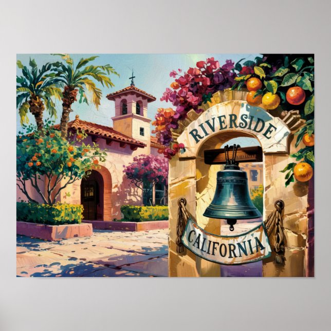 Affiche Riverside California (Devant)
