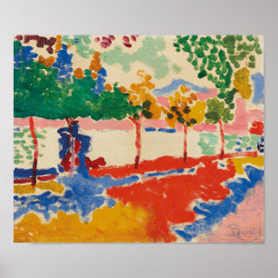 Affiche Rives de la rivière Andre Derain