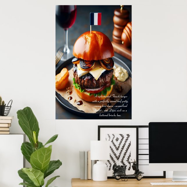 Affiche Riviera Rhapsody Burger 24x36 (Bureau à domicile)