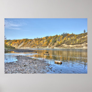Affiche Rivière à l'automne