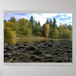 Affiche Rivière Clackamas, Oregon