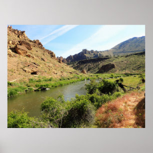 Affiche Rivière Crooked, Oregon