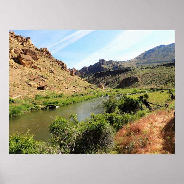 Affiche Rivière Crooked, Oregon (Devant)