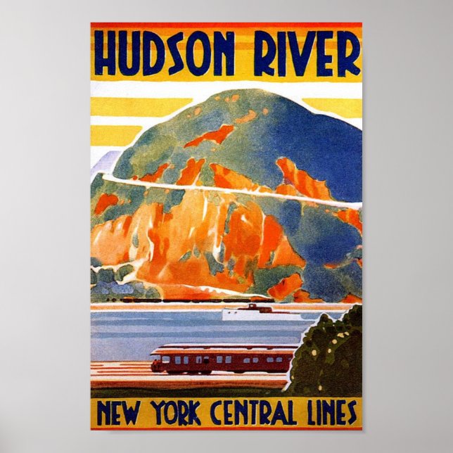 AFFICHE RIVIÈRE HUDSON (Devant)