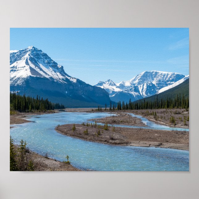 Affiche Rivière le long de Icefields Parkway Highway 93 -  (Devant)