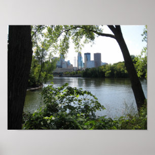 Affiche Rivière Mississippi @ Minneapolis