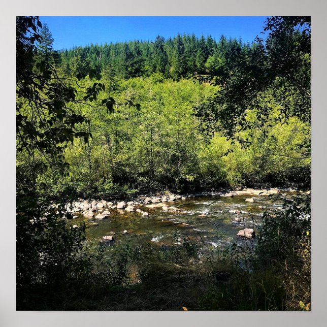 Affiche Rivière Molalla, OR (Devant)