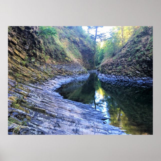 Affiche Rivière Molalla, Oregon (Devant)