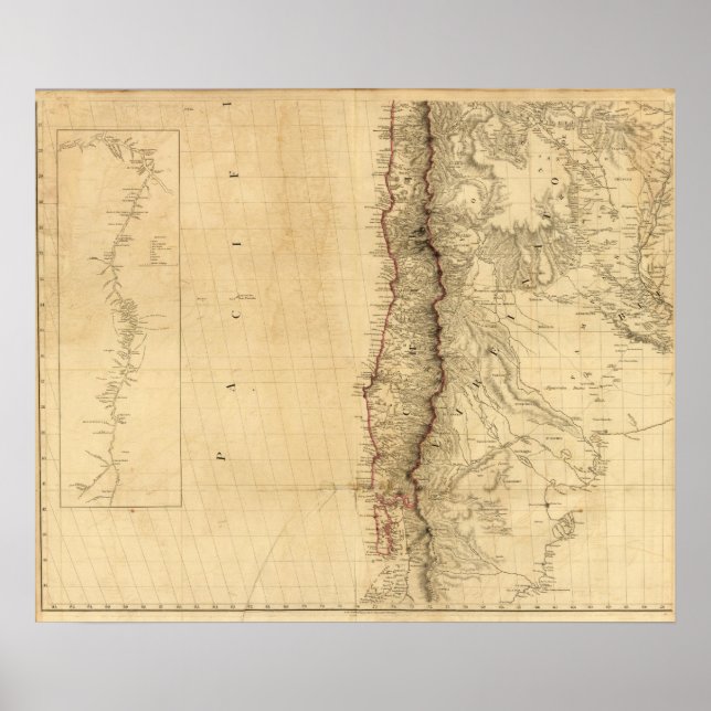 Affiche Rivière Orinoco, Venezuela, Colombie (Devant)