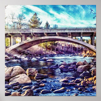 Affiche Rivière Truckee à Verdi Nevada