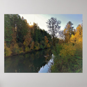 Affiche Rivière Tualatin, Oregon