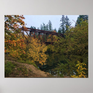 Affiche Rivière Tualatin, Oregon