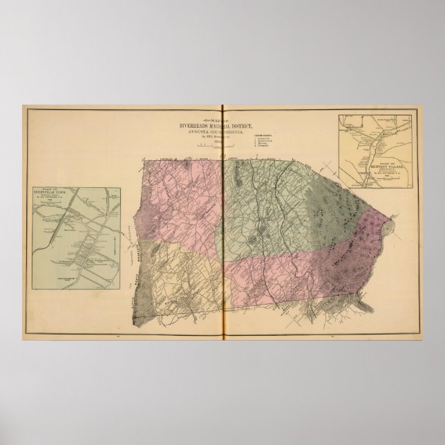Affiche Rivières, comté d'Augusta (Devant)