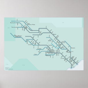 Affiche Rivières de Brazos et de Colorado