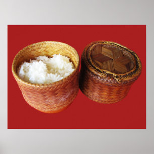 Affiche Riz épineux [Khao Niao] Thai Lao Food