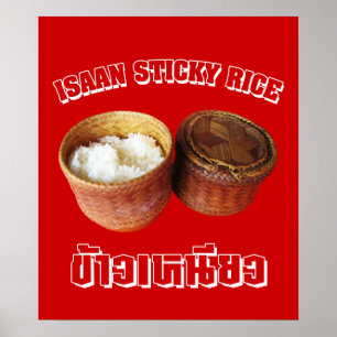 Affiche Riz Sticky Isaan [Khao Niao]