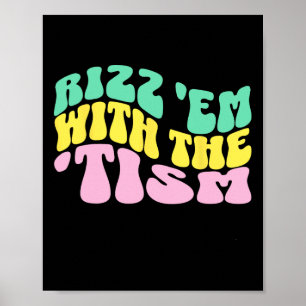 Affiche Rizz Em avec le Tism Éducation Spéciale Autisme Aw