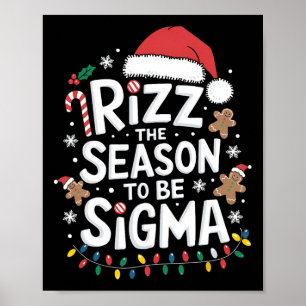 Affiche Rizz La Saison D'Être Sigma Gen Alpha Xmas Père No