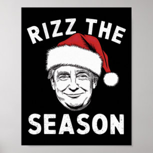 Affiche Rizz La Saison Drôle Trump Père Noël Noël