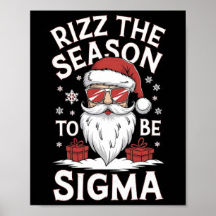 Affiche Rizz La Saison Pour Être Sigma Génération Alpha Mè