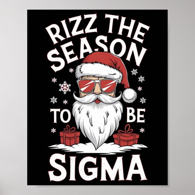 Affiche Rizz La Saison Pour Être Sigma Génération Alpha Mè (Devant)