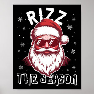Affiche Rizz La Saison Santa Claus Rizzmas Funny Boys Chr