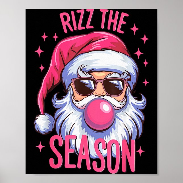 Affiche Rizz The Season Funny Christmas Pajamas Rizzler Sa (Devant)