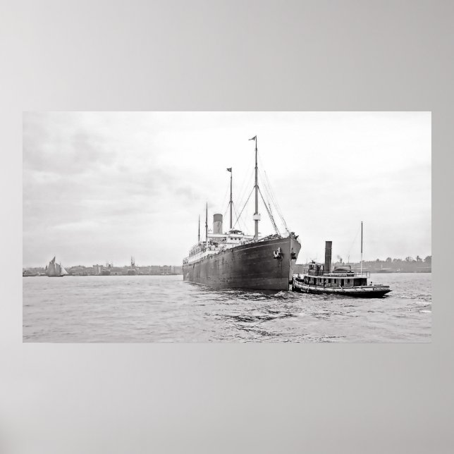 Affiche RMS Cymric (Devant)