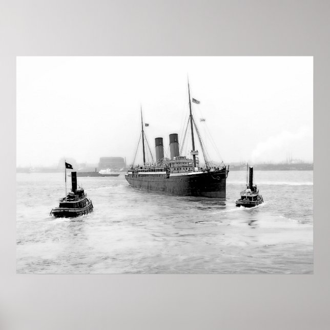 Affiche RMS Majestic (Devant)