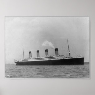 Affiche RMS OLYMPIC - Maiden Voyage Titanic Sister Ship