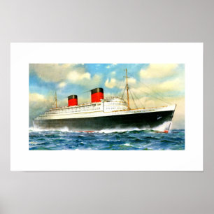 Affiche RMS Queen Elizabeth