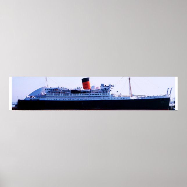 Affiche RMS Queen Mary (Devant)