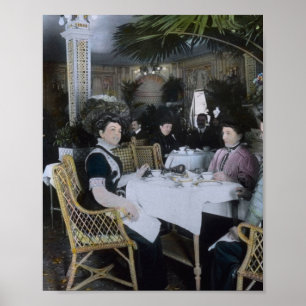 Affiche RMS Titanic 1ère classe Les passagers profitent du