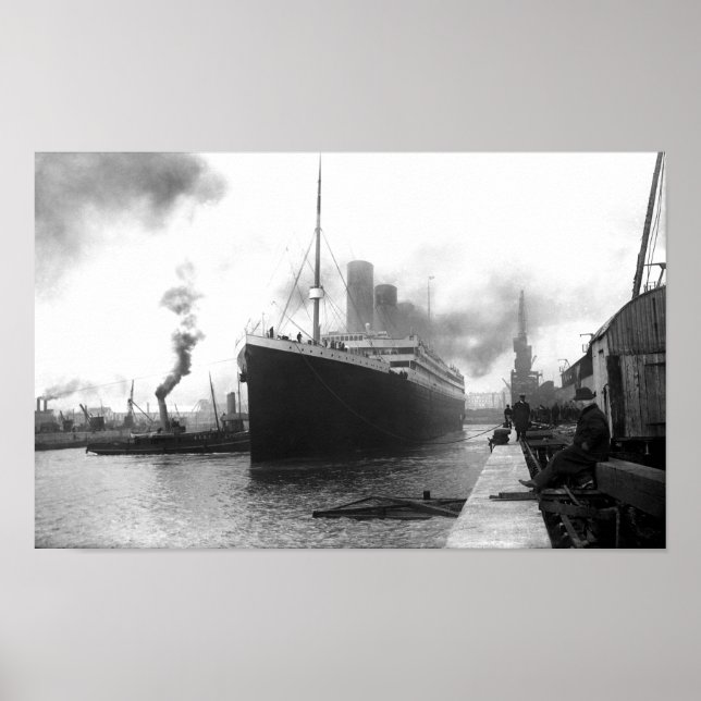 Affiche RMS Titanic À Southampton - 1912 (Devant)