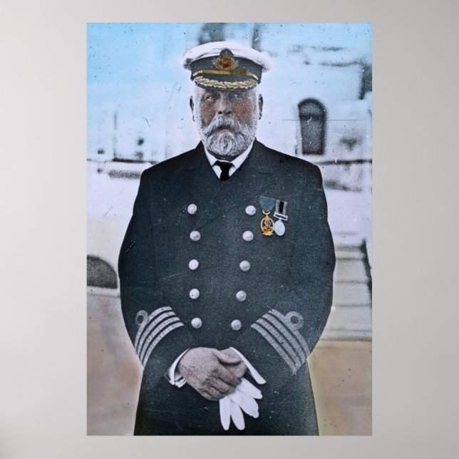 Affiche RMS Titanic Capitaine Edward J. Smith (Devant)